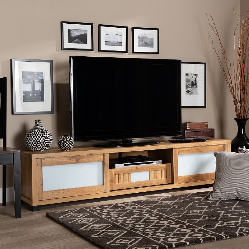 Baxton Studio Gerhardine 1-Drawer TV Stand