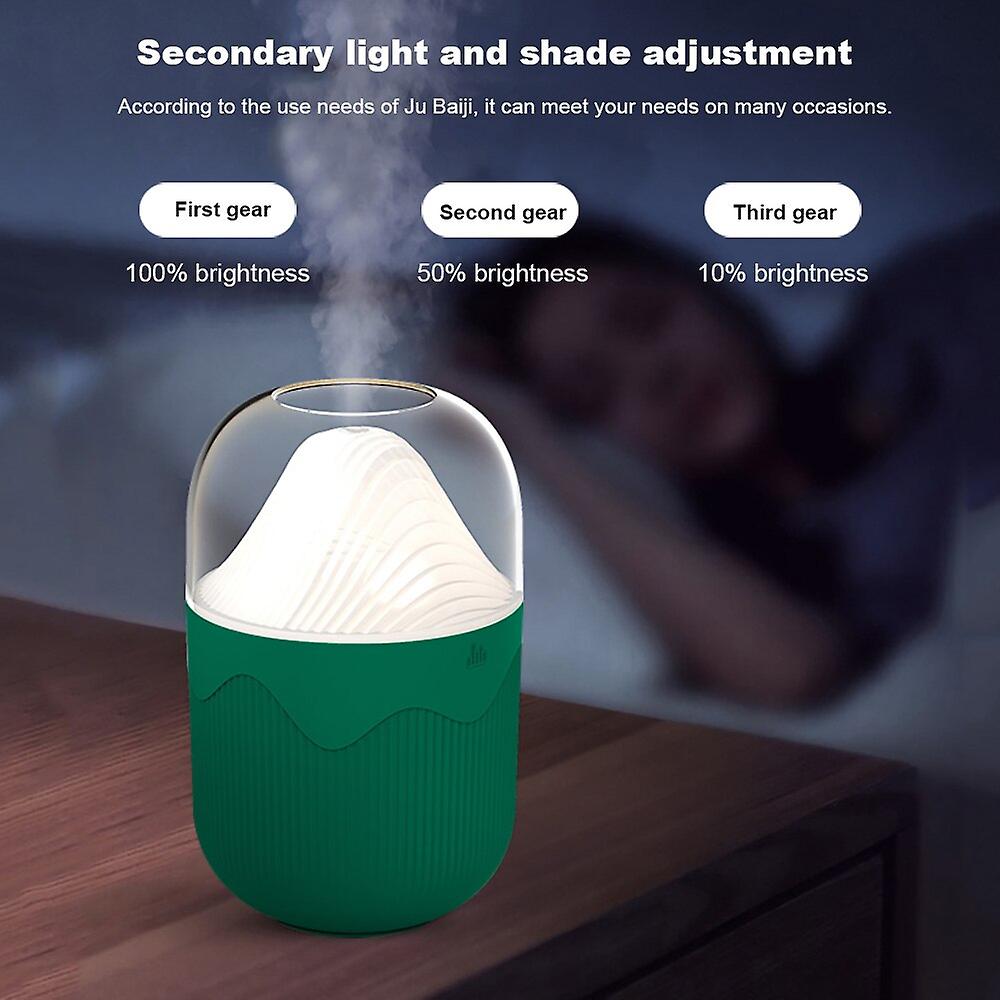 Portable Desktop Electric Air Humidifier With Night Light 300ml Capacity Usb Cool Mist