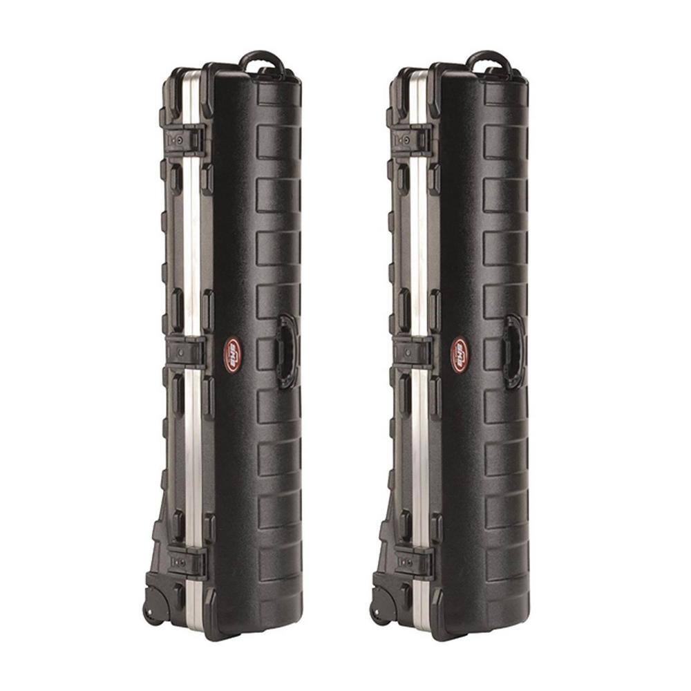 SKB Standard Hard Plastic Storage Wheeled Golf Bag Travel Case (2-Pack) 2 x SKB2SKB-1649W