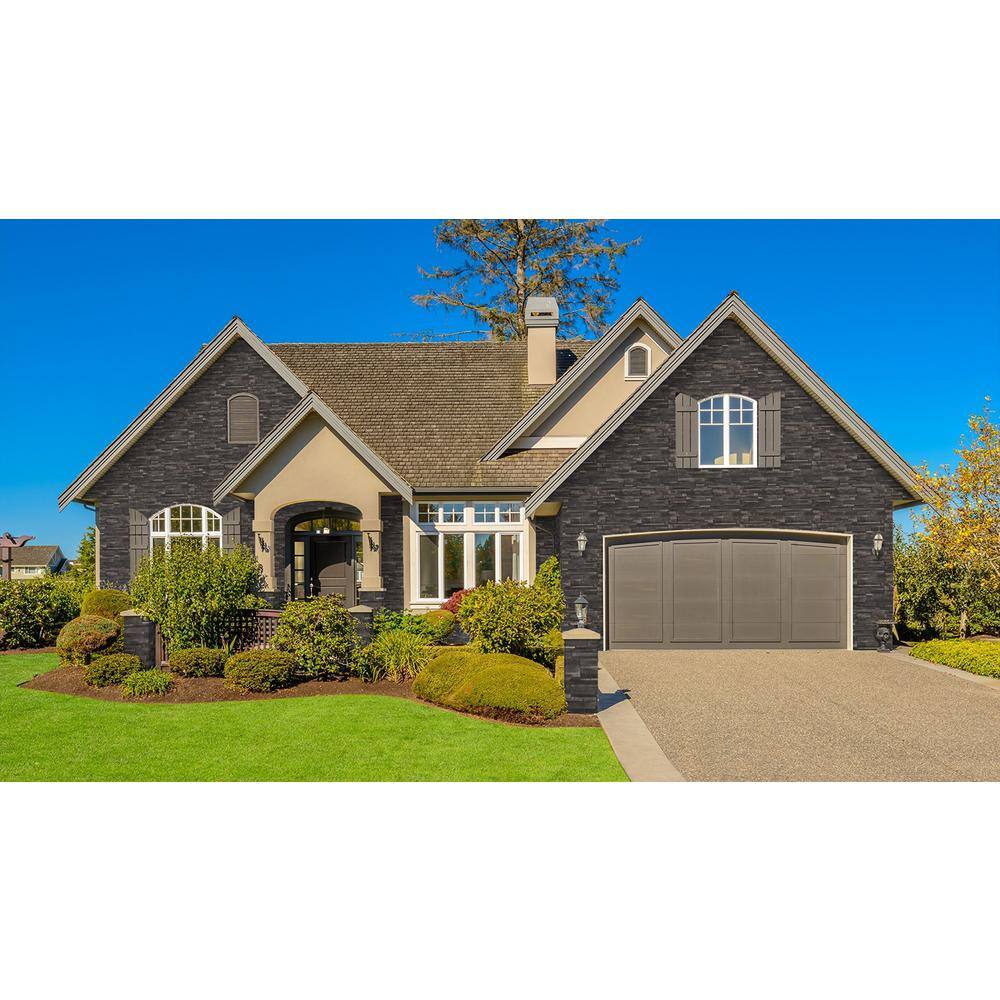 Silvermine Stone 6 in. x 24 in. Stone Veneer Ledgestone Flat Panel Evening Gray (Box of 8) EG-BL-XX-FL
