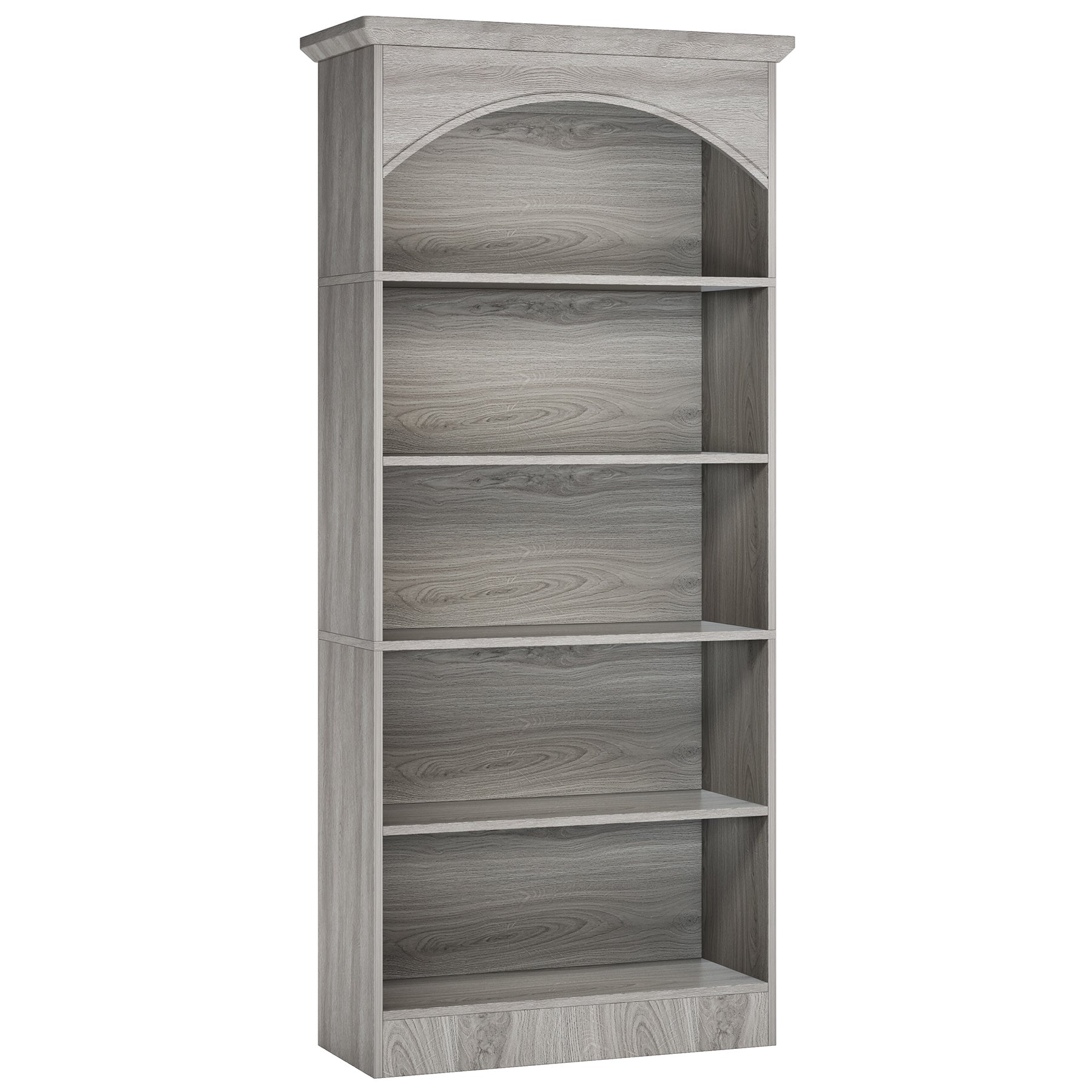 5-Shelf Bookcase, 70.9 Tall Bookshelf with Storage Shelves