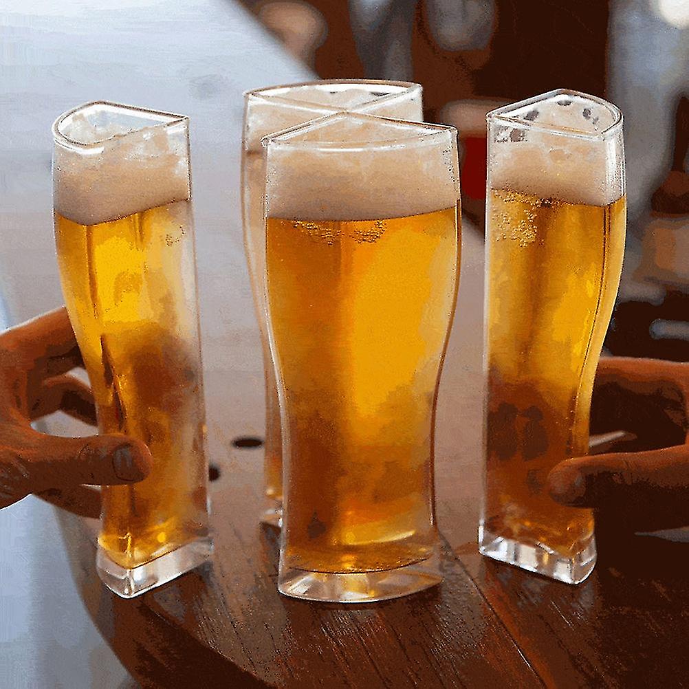 4 in 1 Acrylic Beer Mug 4PCS Beer Mug Party Holiday Birthday Supplies Drink Beer Mug