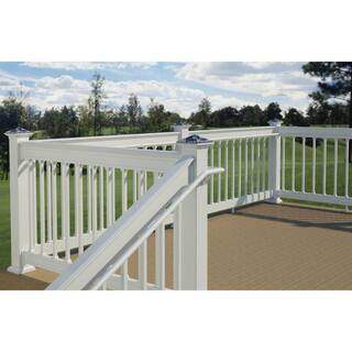 White ADA Aluminum Straight Hand Rail Wall Mount 242214