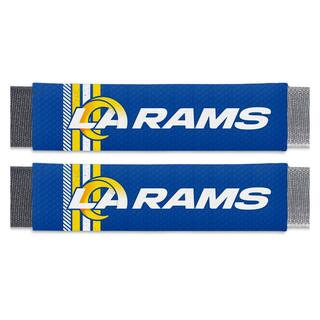 FANMATS Los Angeles Rams Team Color Rally Seatbelt Pad (2-Pieces) 32102