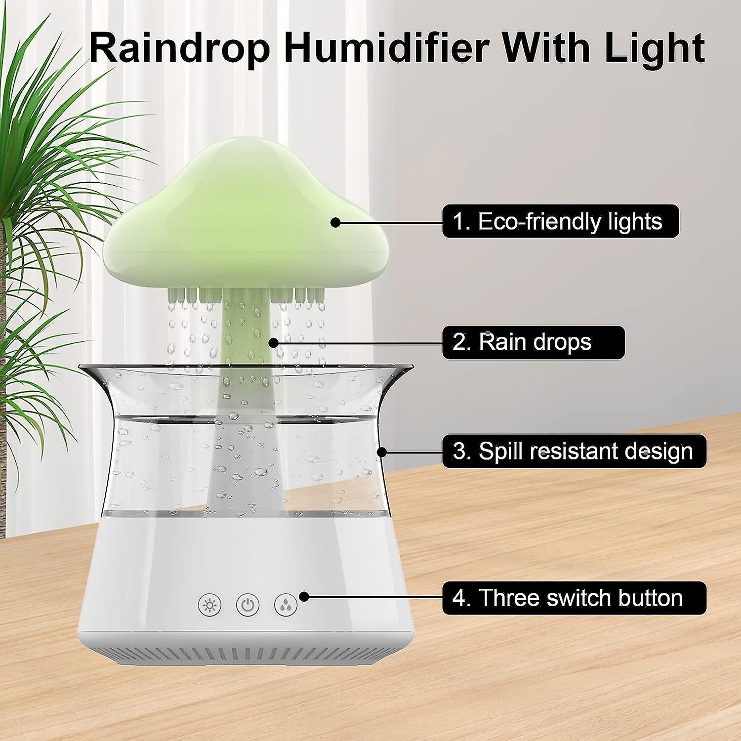 Cloud Humidifier， Essential Oil Diffuser With 7 Colours Led Lights， Nano Mist Diffuser And Humidifier For Large Rooms， Children's Room And Home