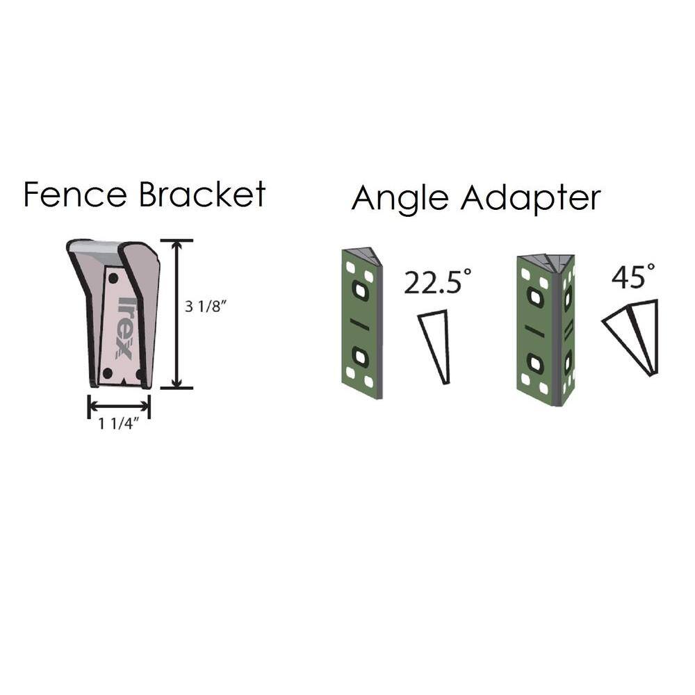 Trex Seclusions Fence Bracket 4-Pack FBRACKET