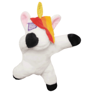 SnugArooz Baby Dab the Unicorn 5 Plush Dog Toy