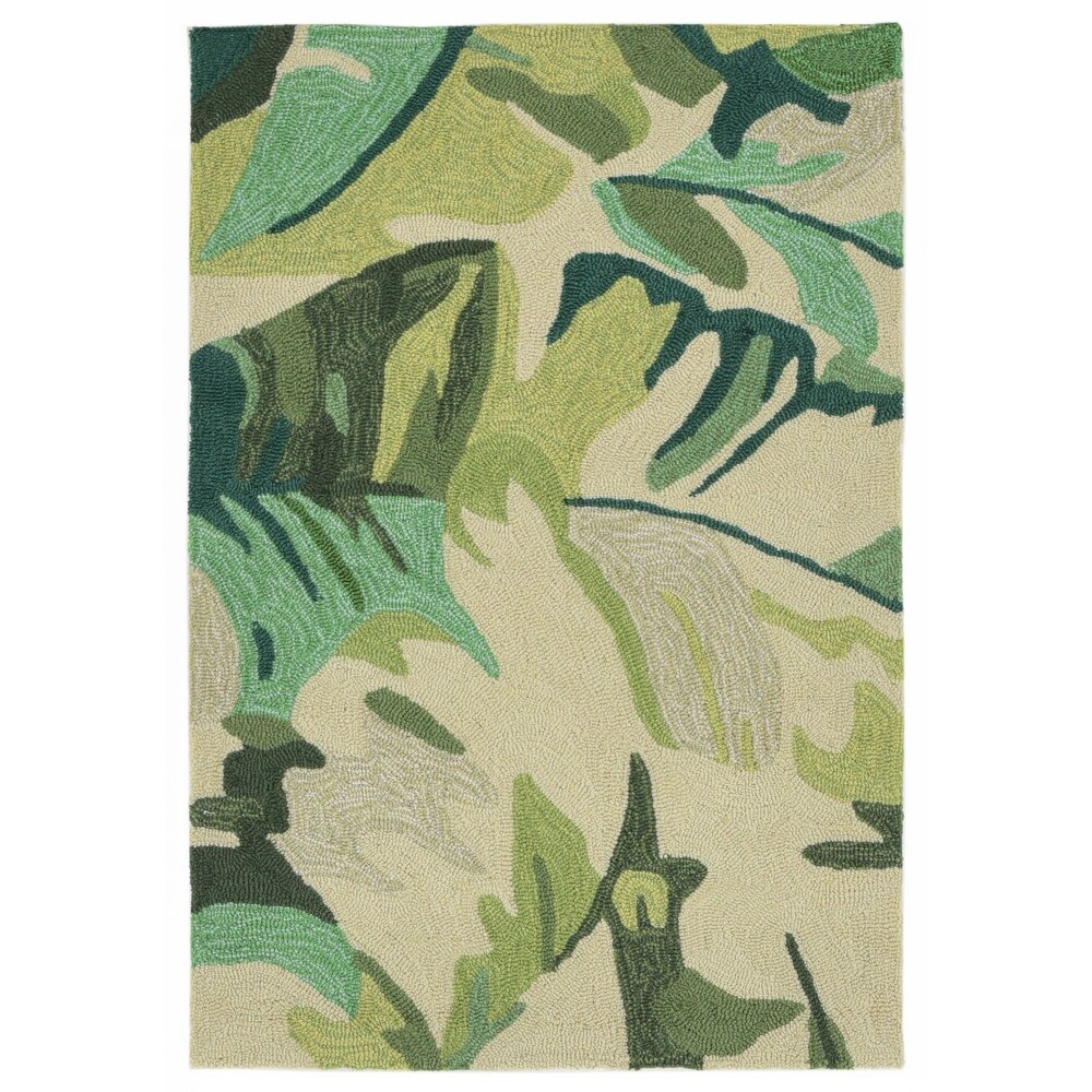 Liora Manne Capri Palm Leaf Indoor/Outdoor Rug