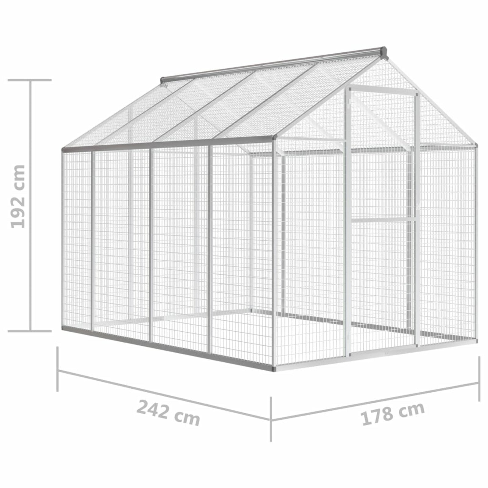 Outdoor Aviary Aluminum 70