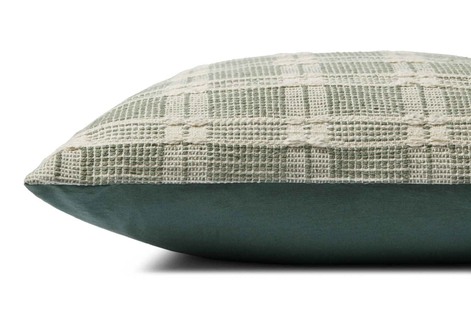 Hand Woven Green Pillow