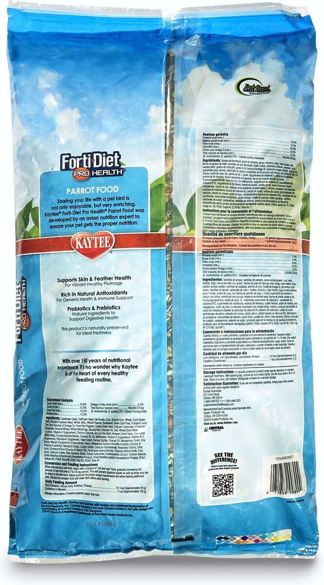 Kaytee Forti-Diet Pro Health Parrot Food