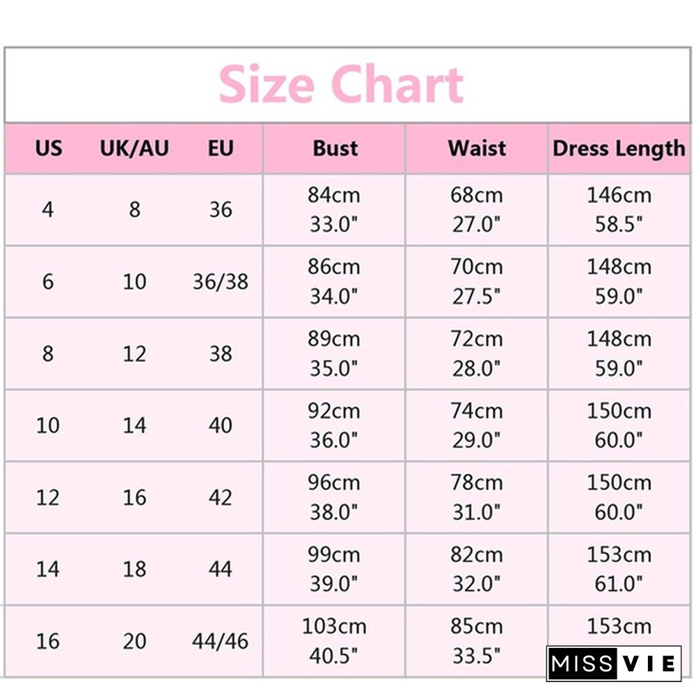 Women Girls Baby Deep V-neck Chiffon Full Length Dress Prom Party Sleeveless High Waist Dress Size 3-16 Years