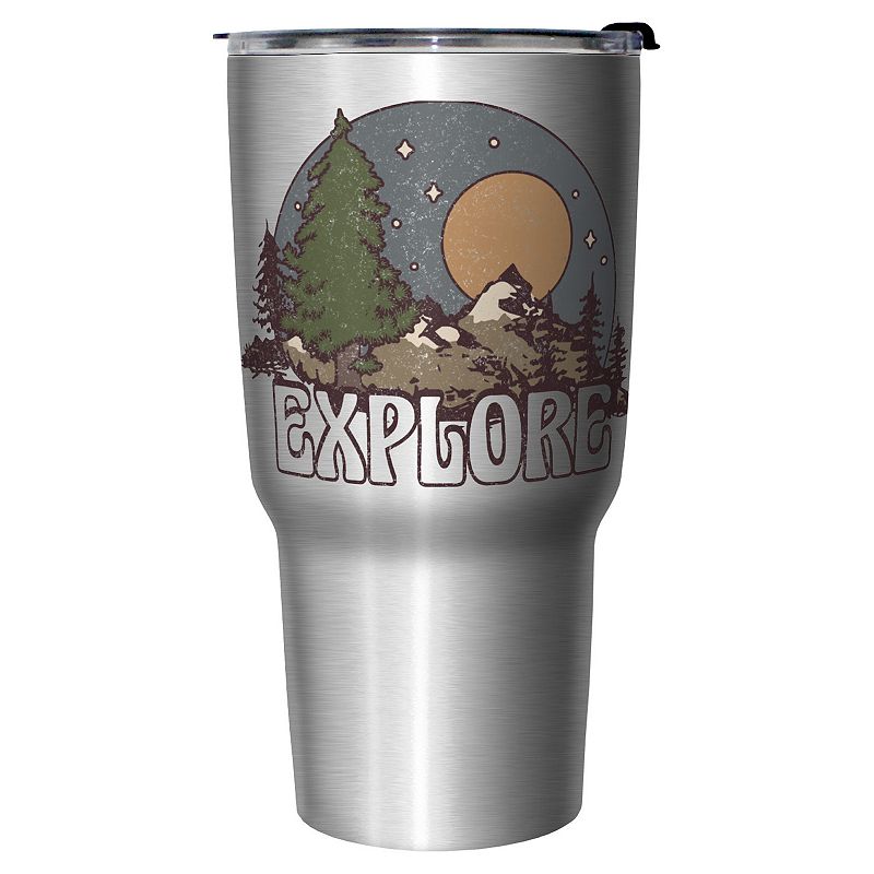 Explore Woods Landscape 27-oz. Stainless Steel Travel Mug