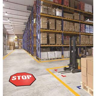 Mighty Line 24 in. Floor Stop Sign STP24