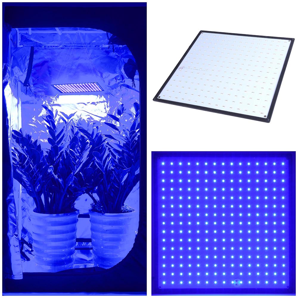 Yescom 225 Blue LED Grow Light Indoor Plants Ultrathin Panel