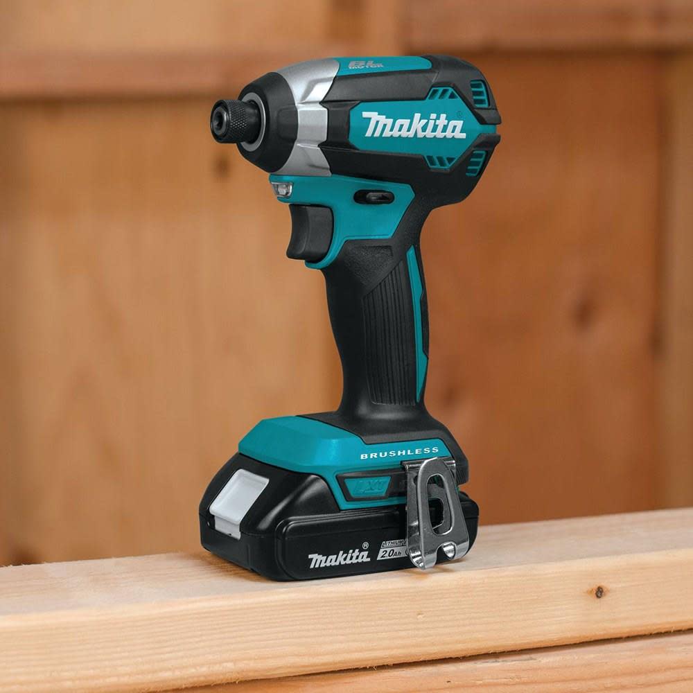 18 Volt LXT Lithium-Ion Compact Brushless Cordless Impact Driver Kit， 2.0 Ah ;