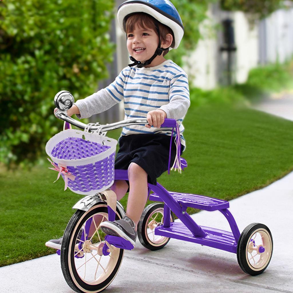 3 Pieces Front Bike Basket Detachable Bike Baskets For Little Girls Bike