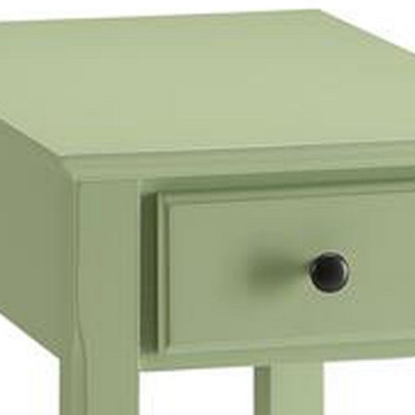 Amiable Side Table， Light Green