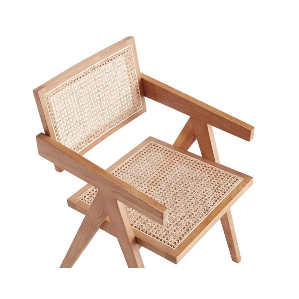 Hamlet Dining Arm Chair in Nature Cane