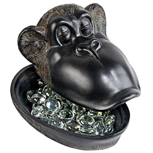 Design Toscano Monkey Trove Sculptural Trinket Box