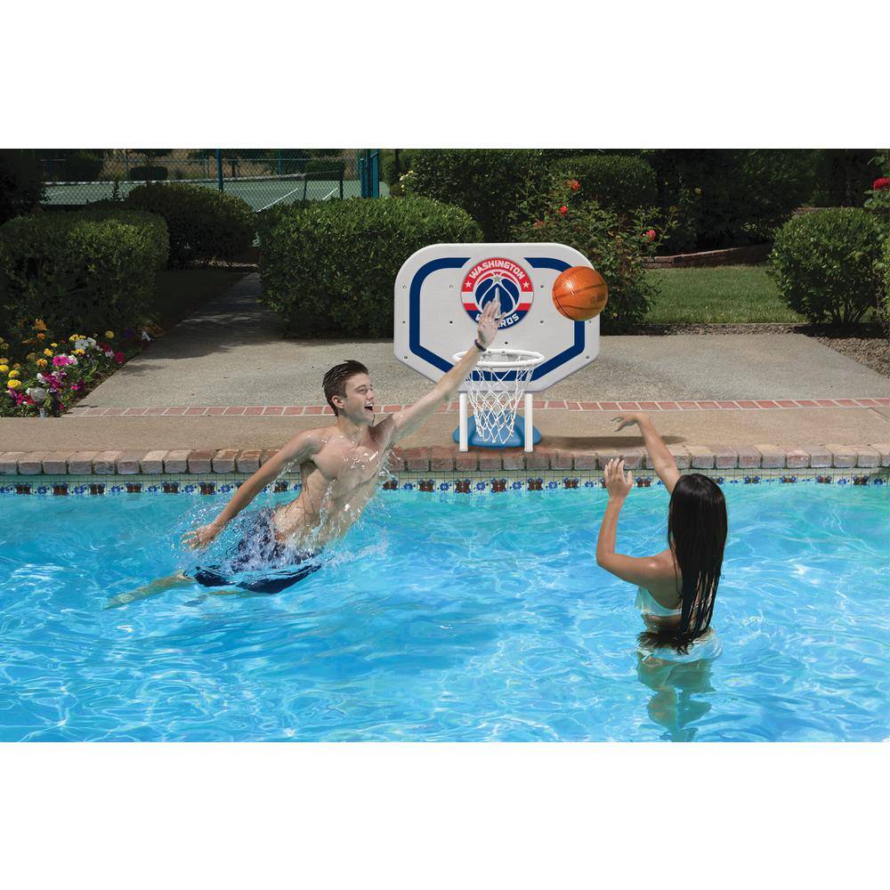 Poolmaster Washington Wizards NBA Pro Rebounder Swimming Pool Basketball Game 72961