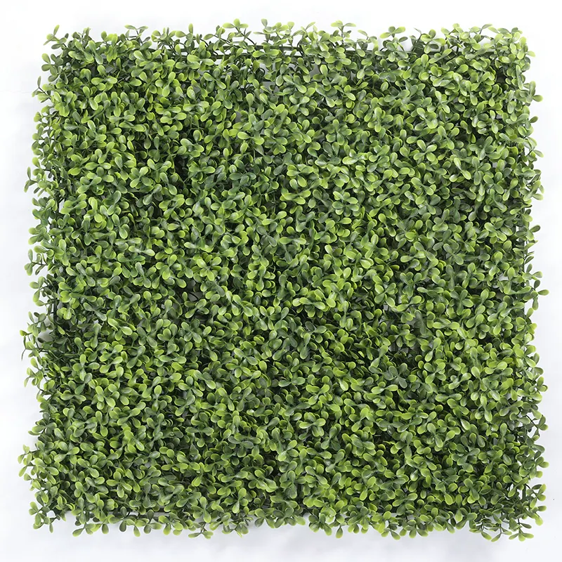 Artificial Boxwood Hedge Fence Fake Foliage Plant Panel Artificial Garden Greenery Wall Grass