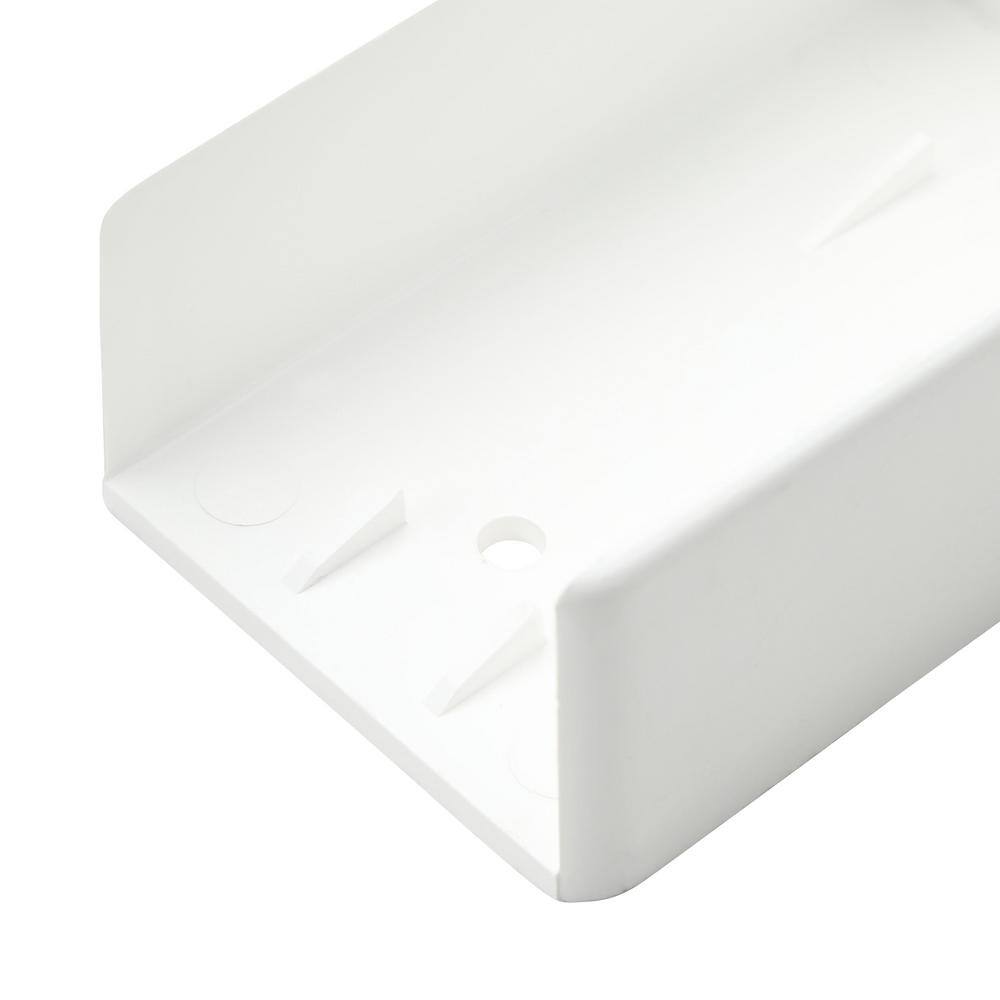 Barrette Outdoor Living Transition Bracket White for 2 in. x 3-12 in. Rail 73025553