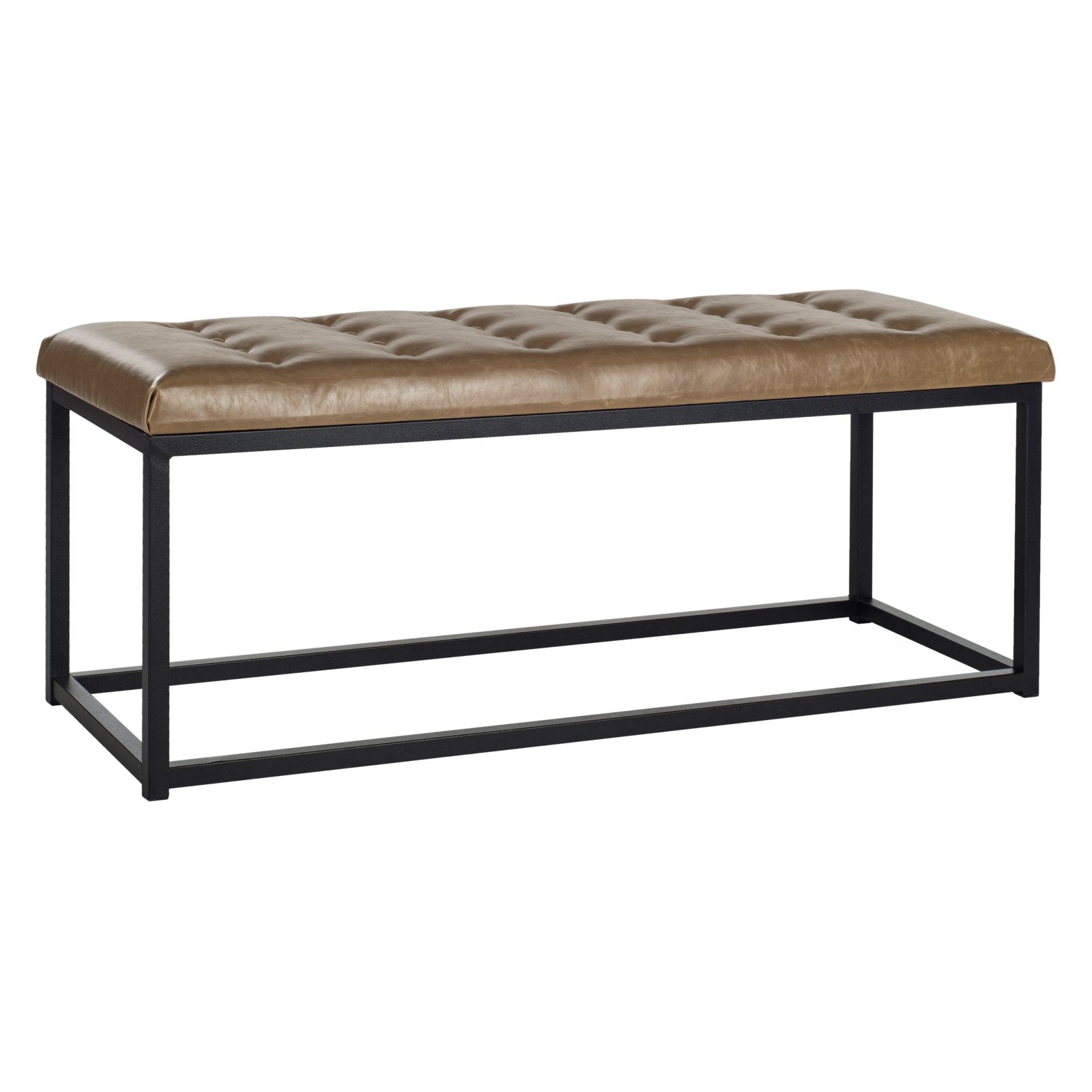 Safavieh Reynolds Backless Faux Leather Bedroom Bench