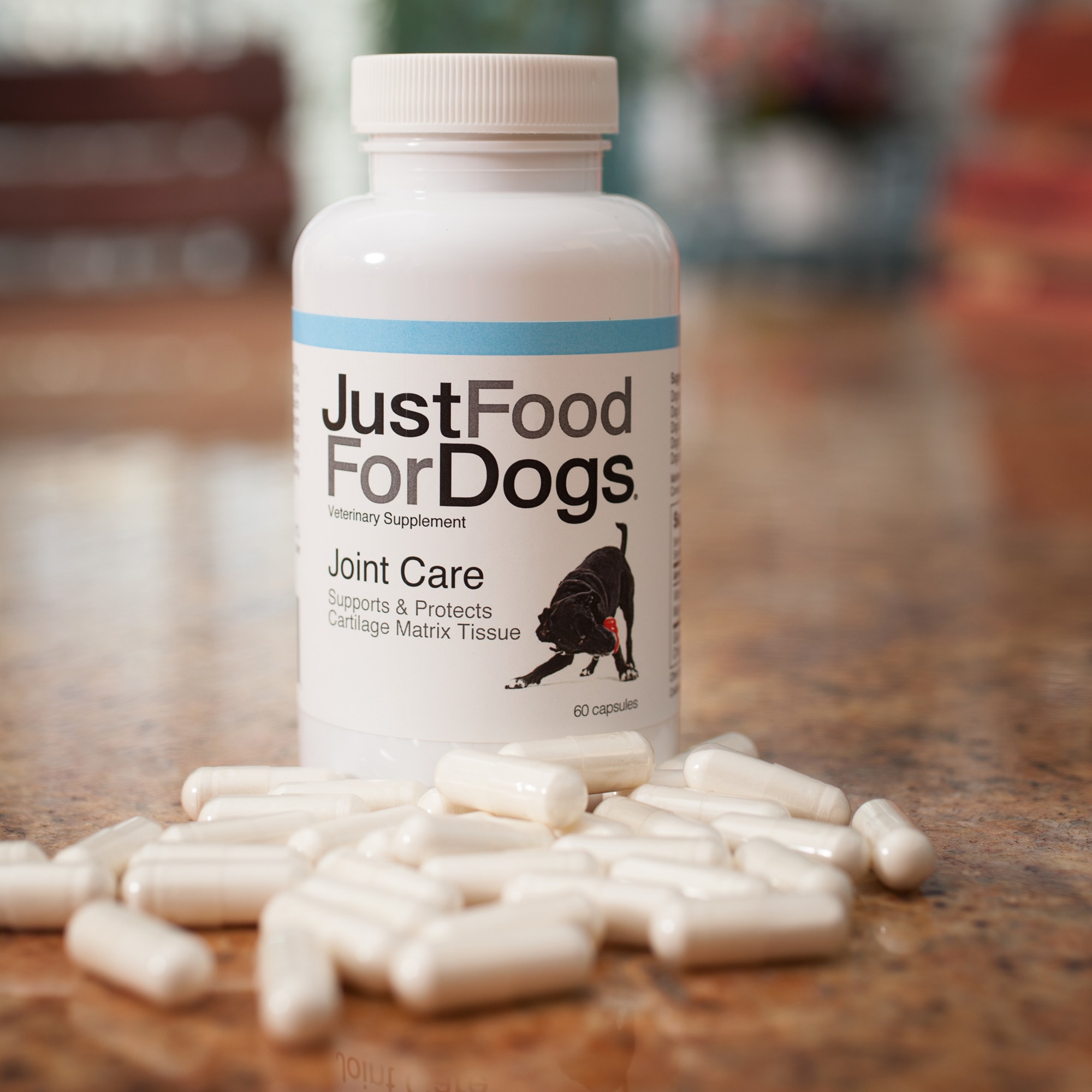 JustFoodForDogs Supplement Joint Care Capsules， Count of 60