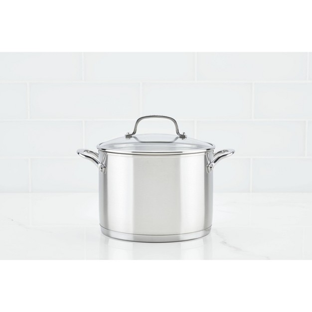 Kitchenaid 3 ply Base Stainless Steel 8qt Stockpot With Lid