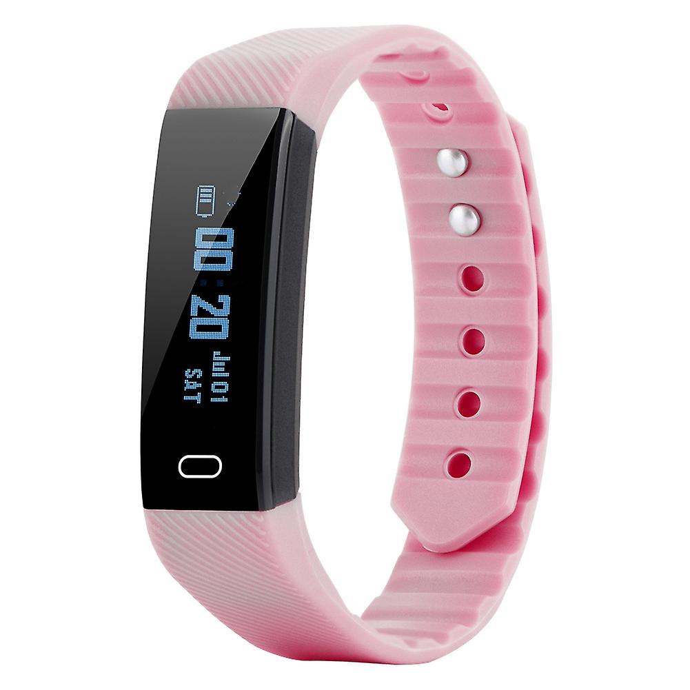 0.86inch Ips Color Screen Smart Bracelet  Pedometer Sport Bluetooth Pink