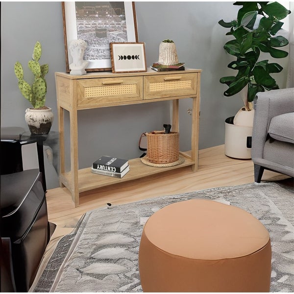 Console Table with 2 Drawers