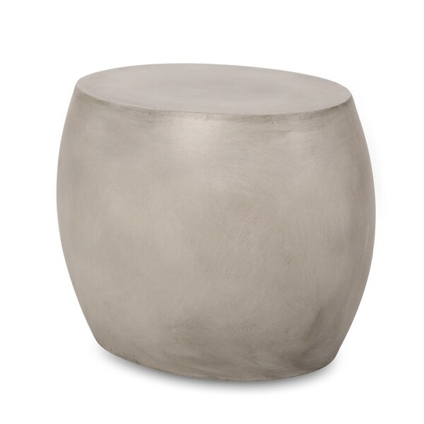 Gatsby Lightweight Concrete Side Table by Christopher Knight Home