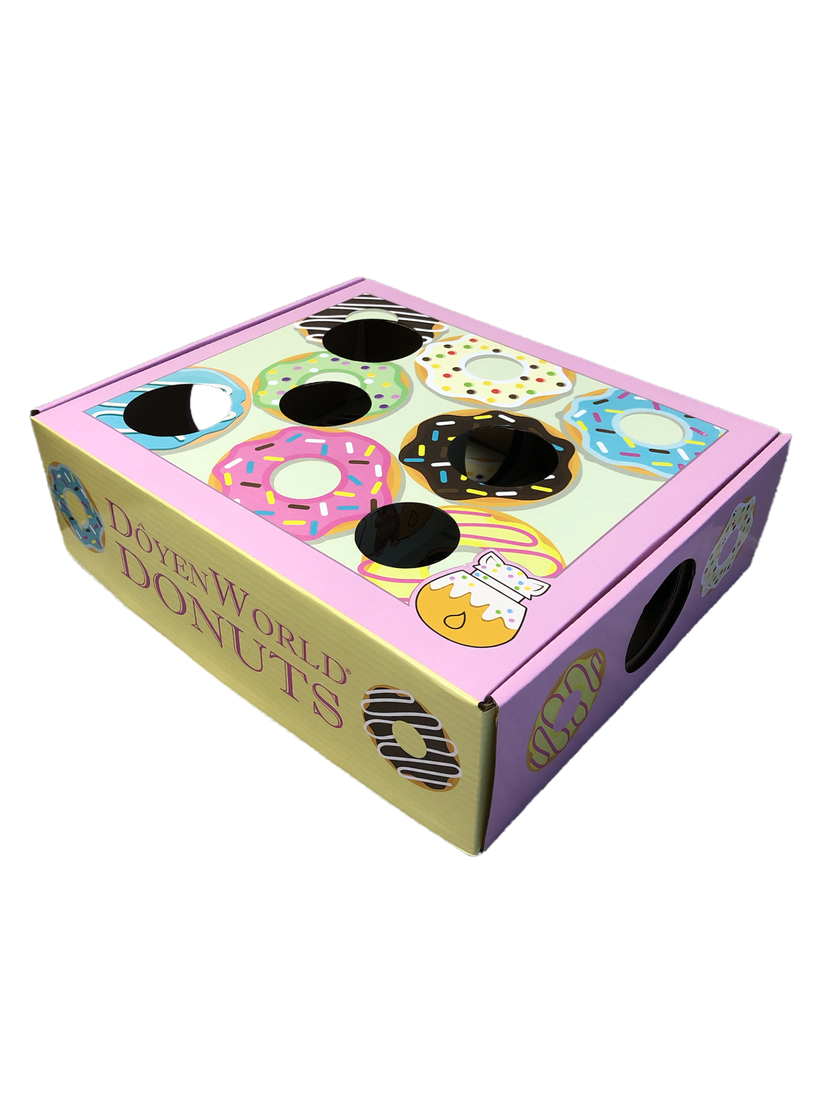 Doyen World Donut Puzzle Box Cat Toy