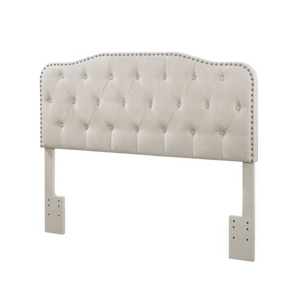 Best Quality Furniture Upholstered Queen/Full or Twin Button Tufted Headboard - - 17767730