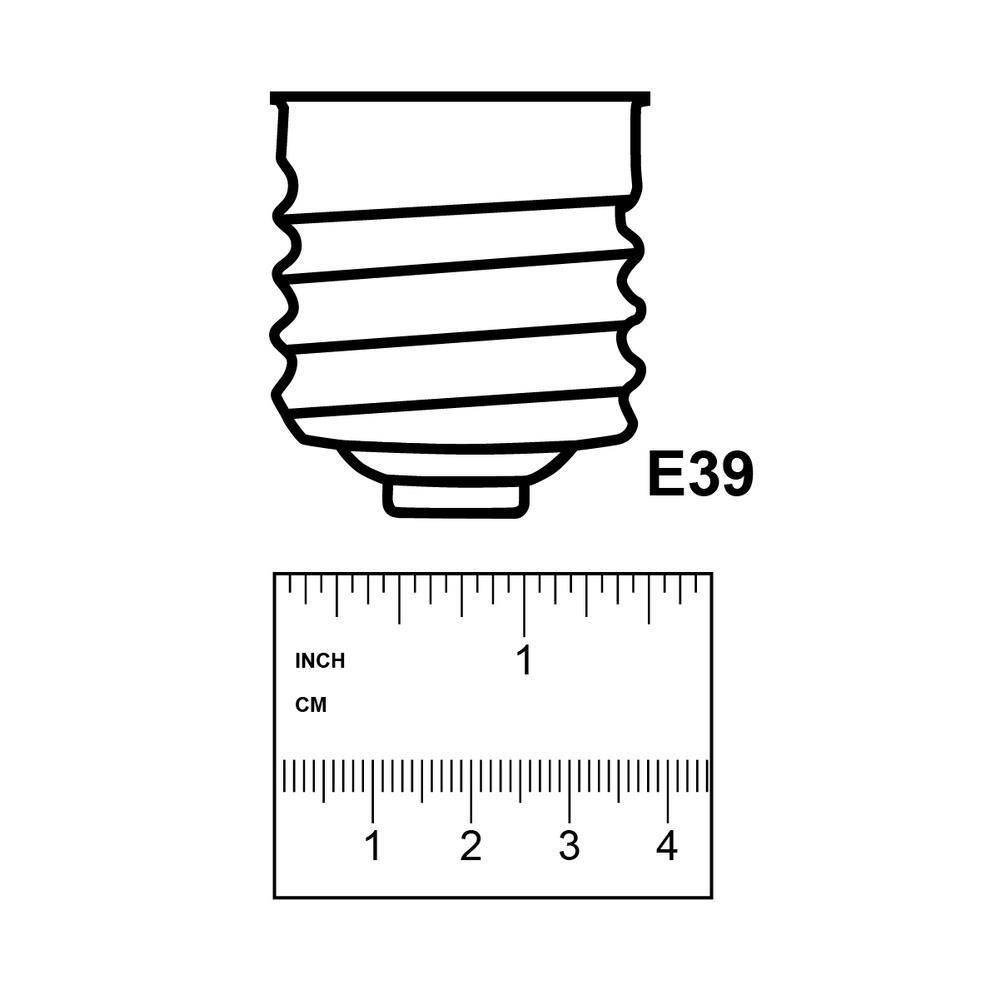 Feit Electric 400-Watt ED28 Shape Clear Metal Halide High Intensity Discharge E39 Mogul Base HID Light Bulb (1-Bulb) MH400UED28HDRP