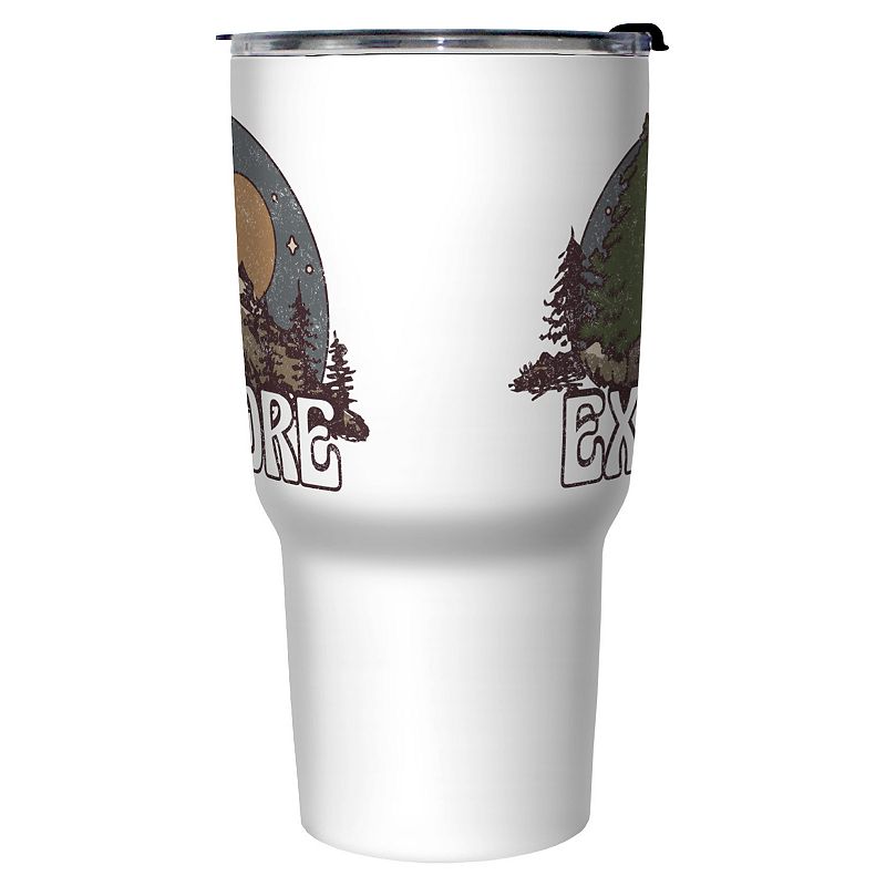 Explore Woods Landscape 27-oz. Stainless Steel Travel Mug