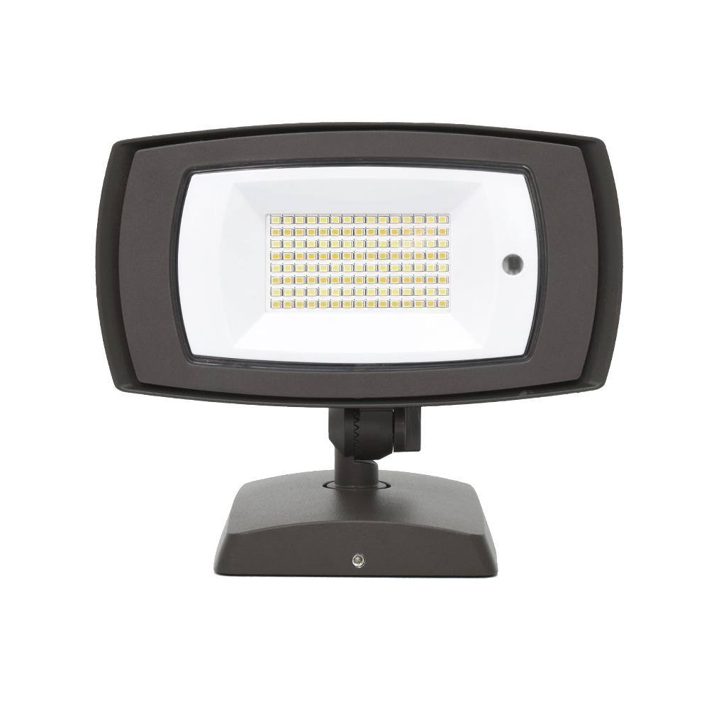 PROBRITE 50W Equivalent Integrated LED WallFlood Light 1500 Lumens 5 CCT Selectable(2-Pack) FSNX15-5CCT-BZ-2PK