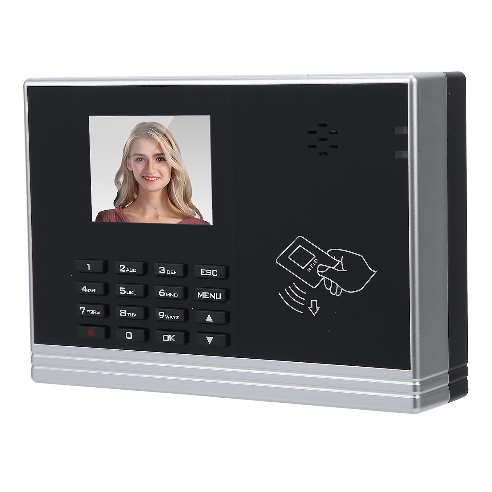 2.8in Color Display Time Attendance Usb Tcp/ip Id Card Password Clockin Machine 110270veu Plug