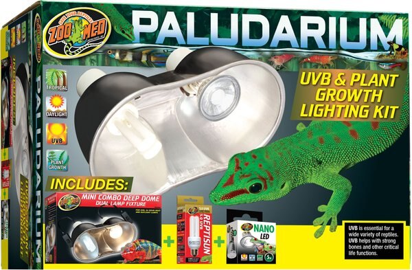 Zoo Med Paludarium UVB and Plant Growth Lighting Kit