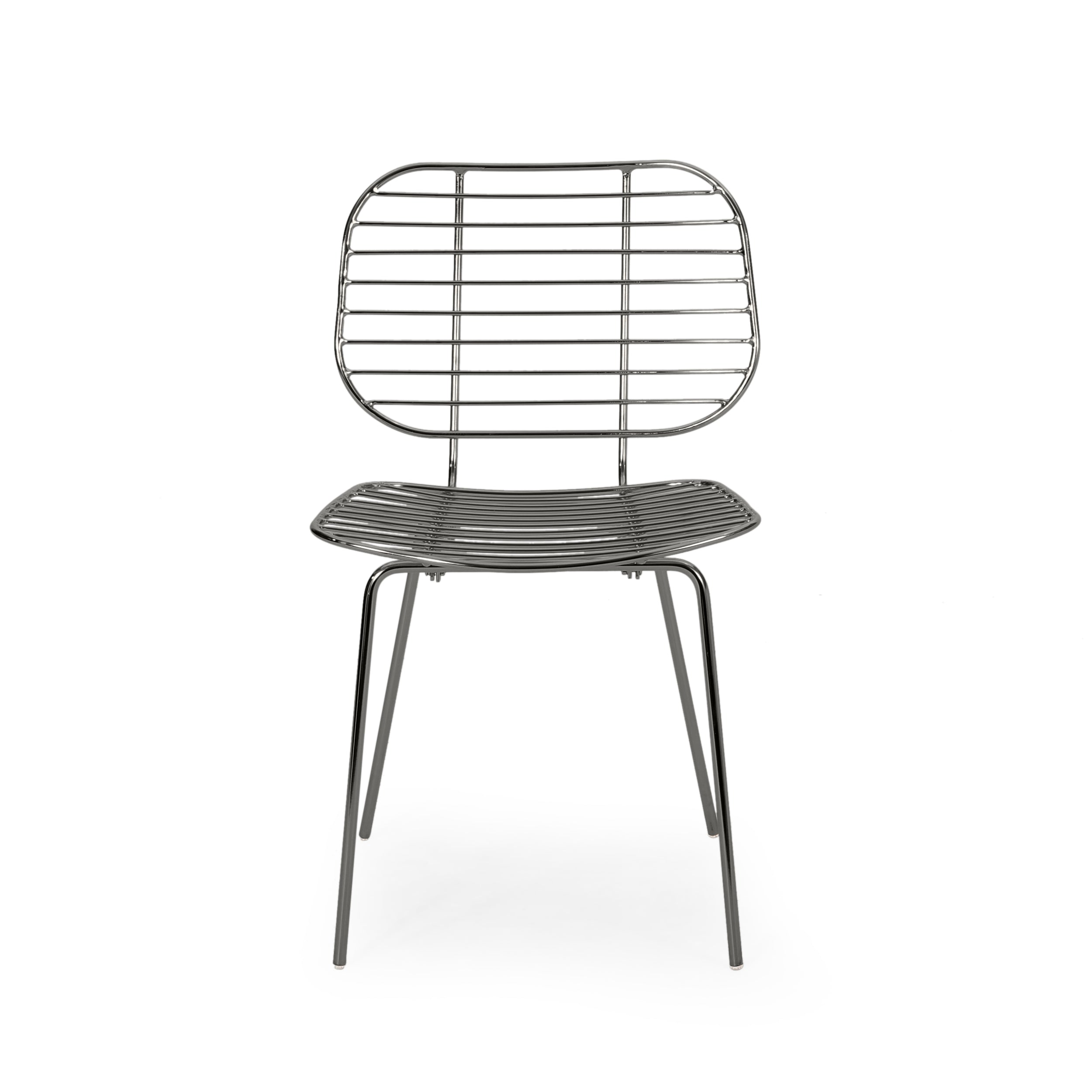 Spyridon Modern Glam Iron Dining Chair