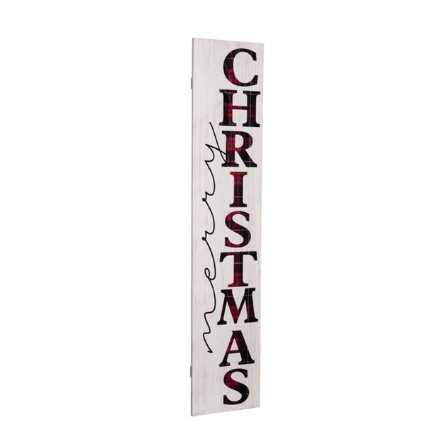 Transpac Wood 46 75 In Off white Christmas Merry Christmas Decor