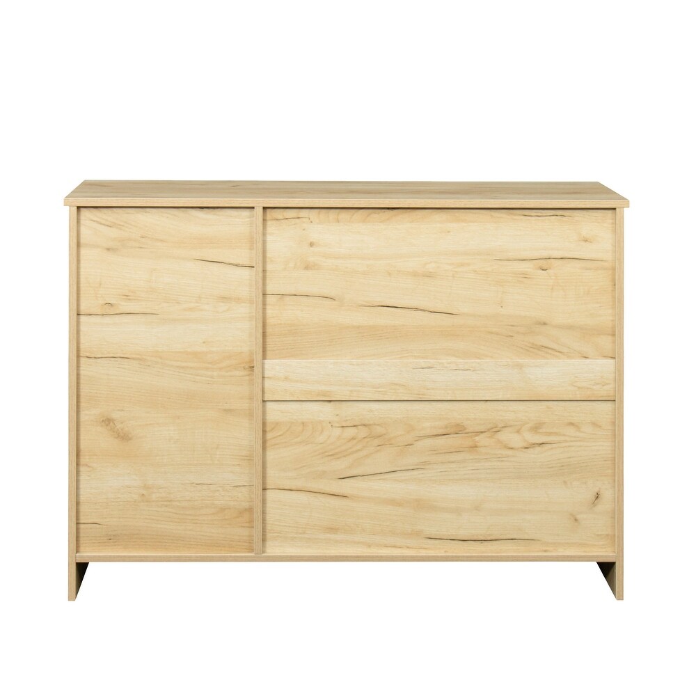 43 inch Wood Sideboard with 2 Drawers