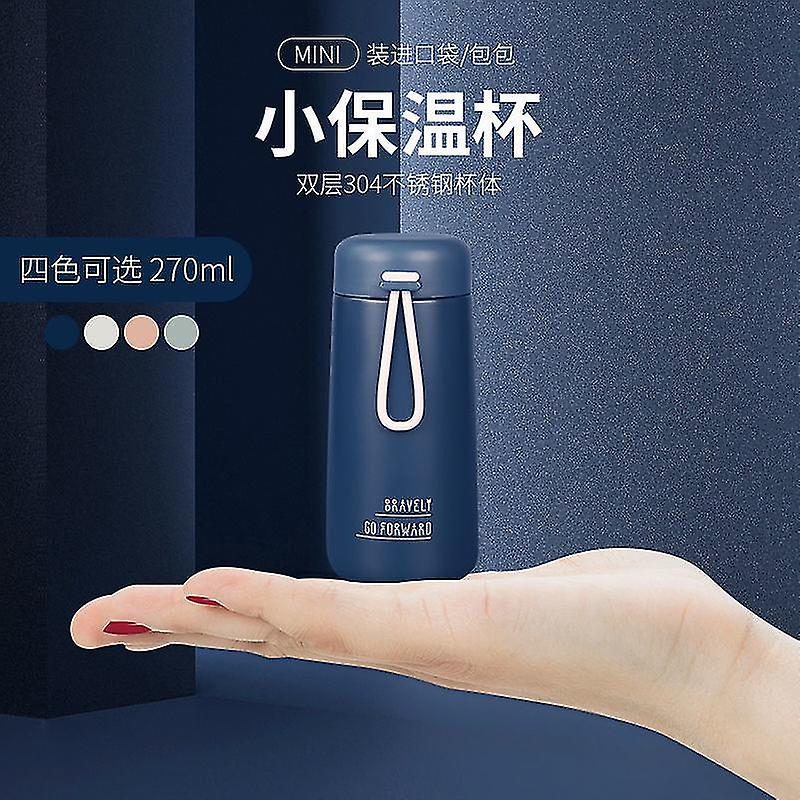 270ml Small Thermos Cup Simple Portable Cup Student Office Mini Water Cup