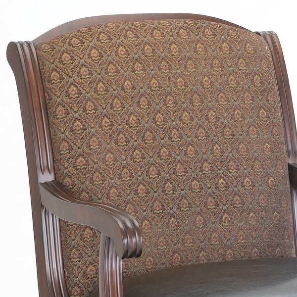 Stetson Carved Brown Accent Chair by Greyson Living