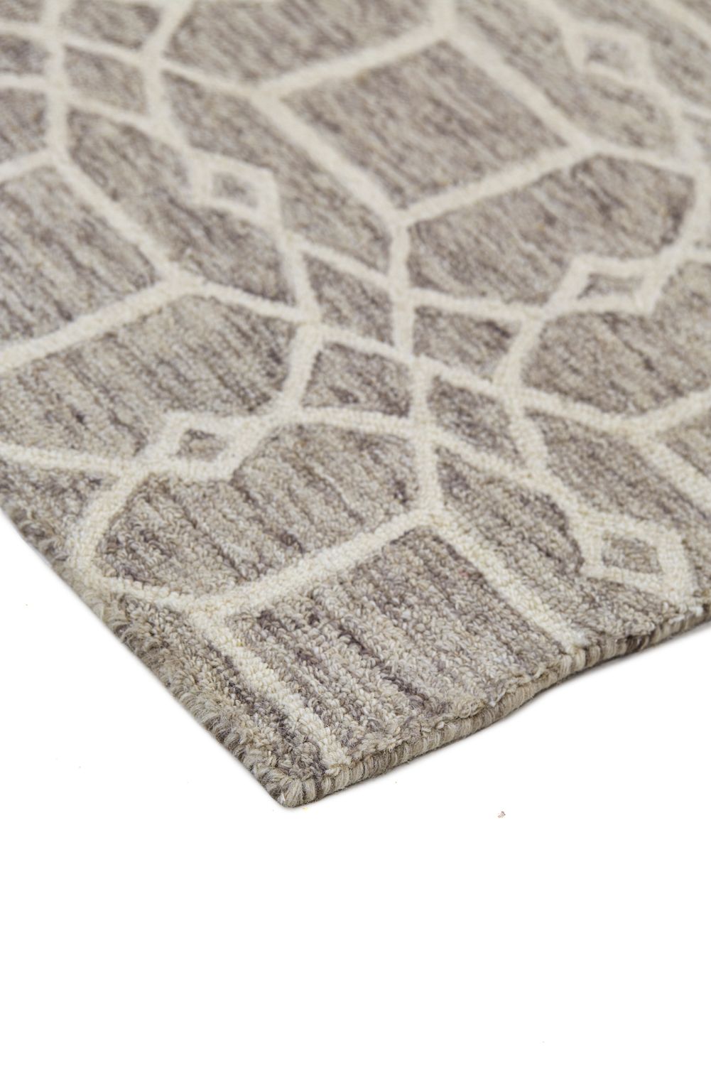 Veran Gray and Ivory Rug by BD Fine