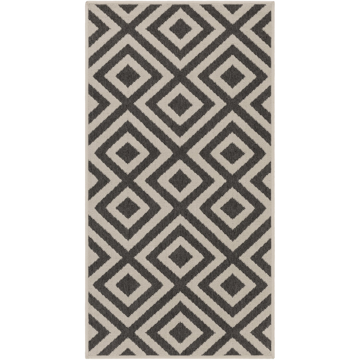 Alfresco Beige & Black Rug