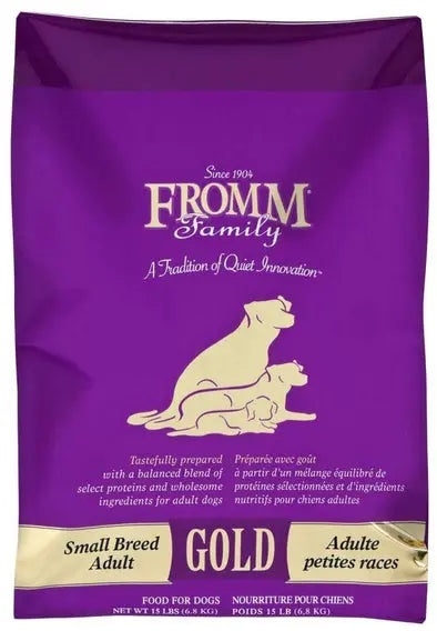 Fromm Gold Grain Inclusive Small Breed Adult Dry Dog Food;