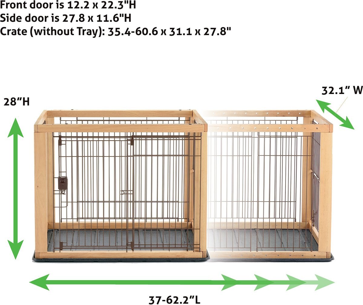 Richell Expandable Dog Crate