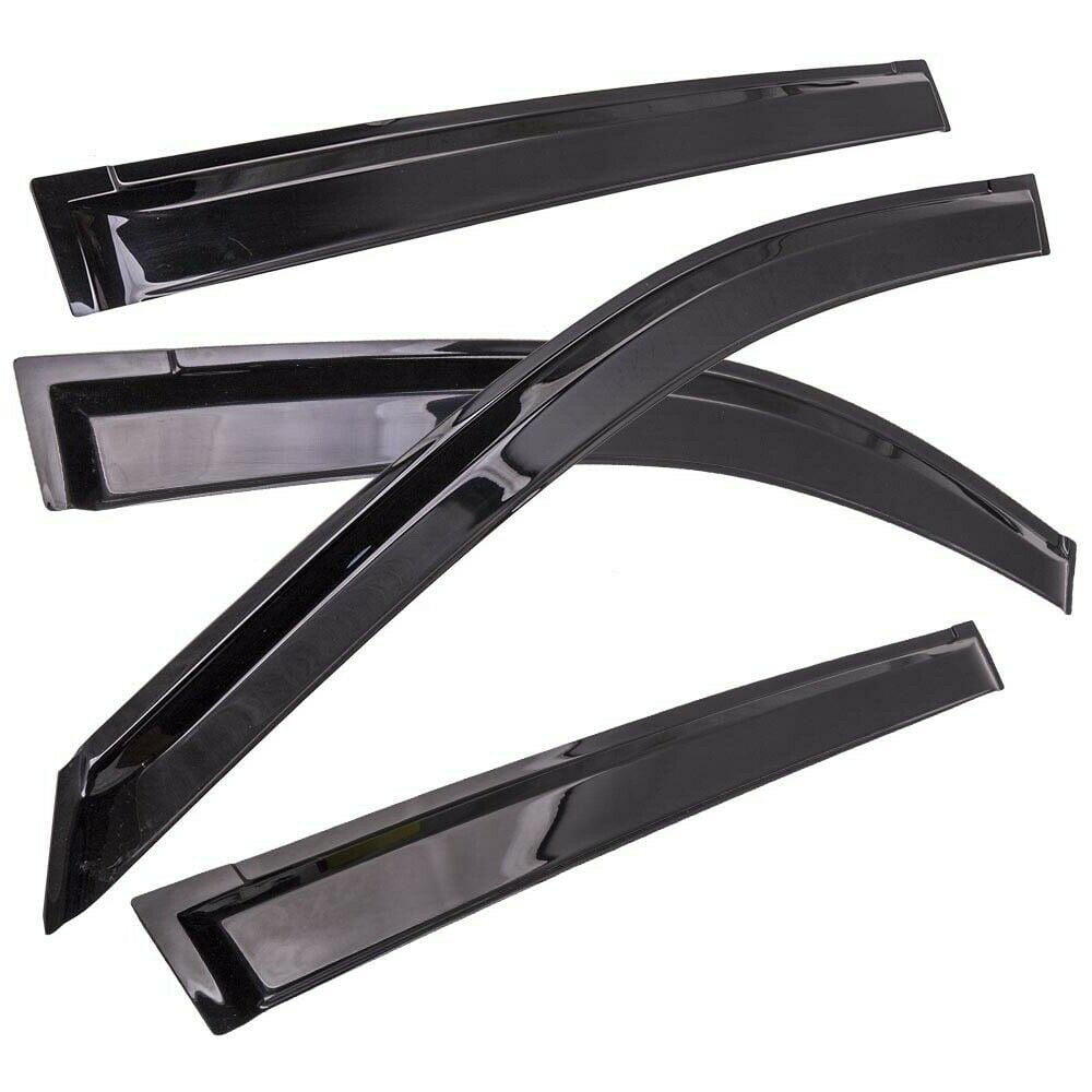 Window Visors Sun Rain Guards for 2015 - 2021 Chevy Colorado GMC Canyon Crew Cab